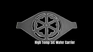 Transportador de wafer SiC oco de diamante de precisão para alta temperatura